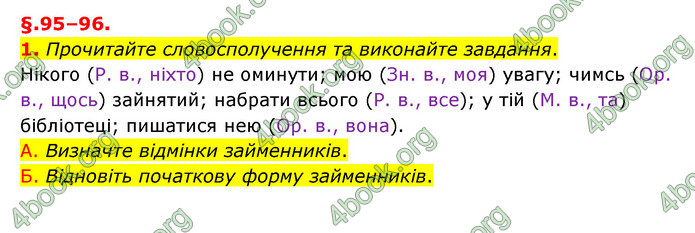 ГДЗ Українська мова 6 клас Авраменко