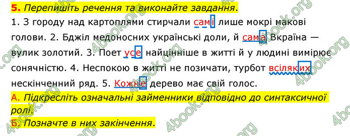 ГДЗ Українська мова 6 клас Авраменко