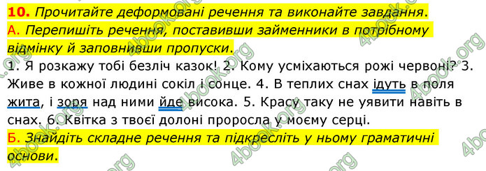 ГДЗ Українська мова 6 клас Авраменко