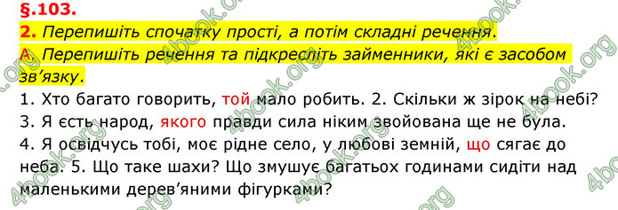 ГДЗ Українська мова 6 клас Авраменко