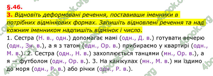 ГДЗ Українська мова 6 клас Авраменко