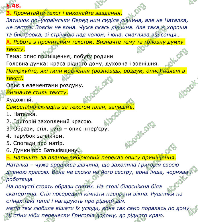 ГДЗ Українська мова 6 клас Авраменко