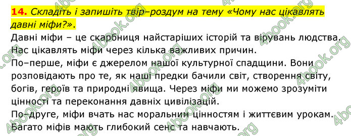 ГДЗ Зарубіжна література 6 клас Волощук (2023)