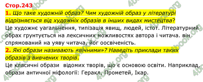 ГДЗ Зарубіжна література 6 клас Волощук (2023)