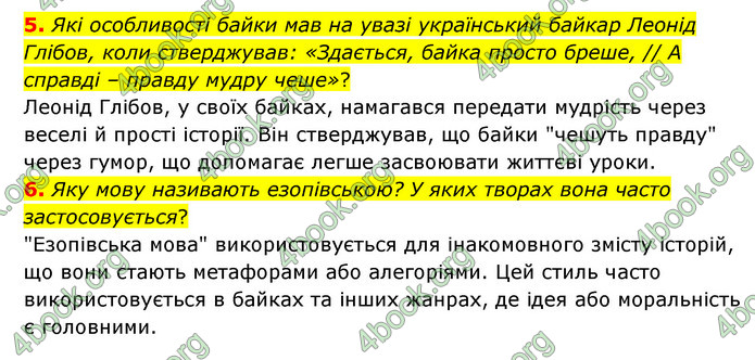 ГДЗ Зарубіжна література 6 клас Волощук (2023)