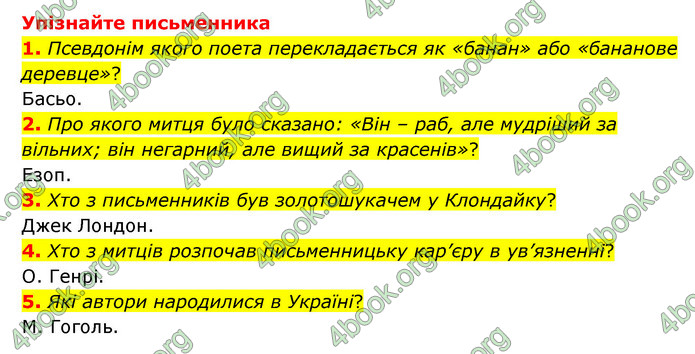 ГДЗ Зарубіжна література 6 клас Волощук (2023)