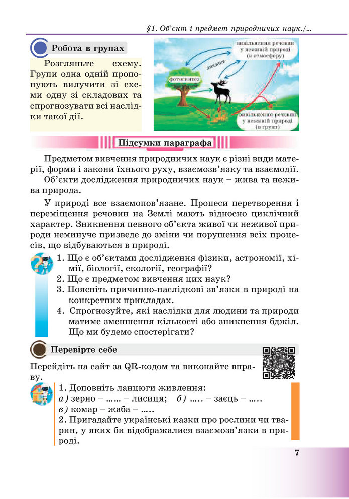 Підручник Пізнаємо природу 6 клас Мідак (2023)