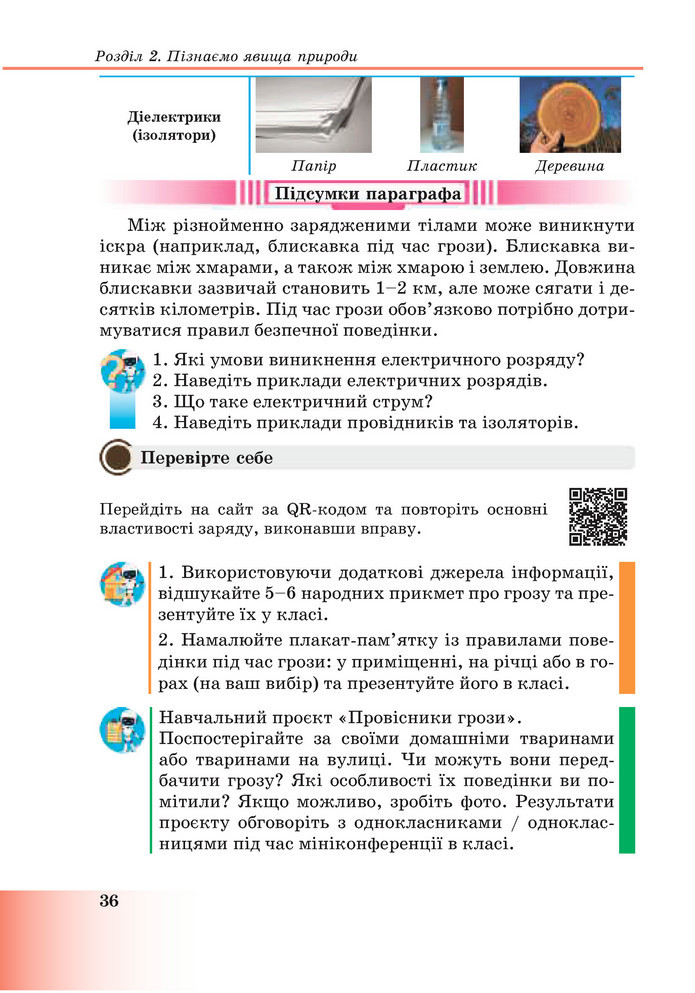 Підручник Пізнаємо природу 6 клас Мідак (2023)