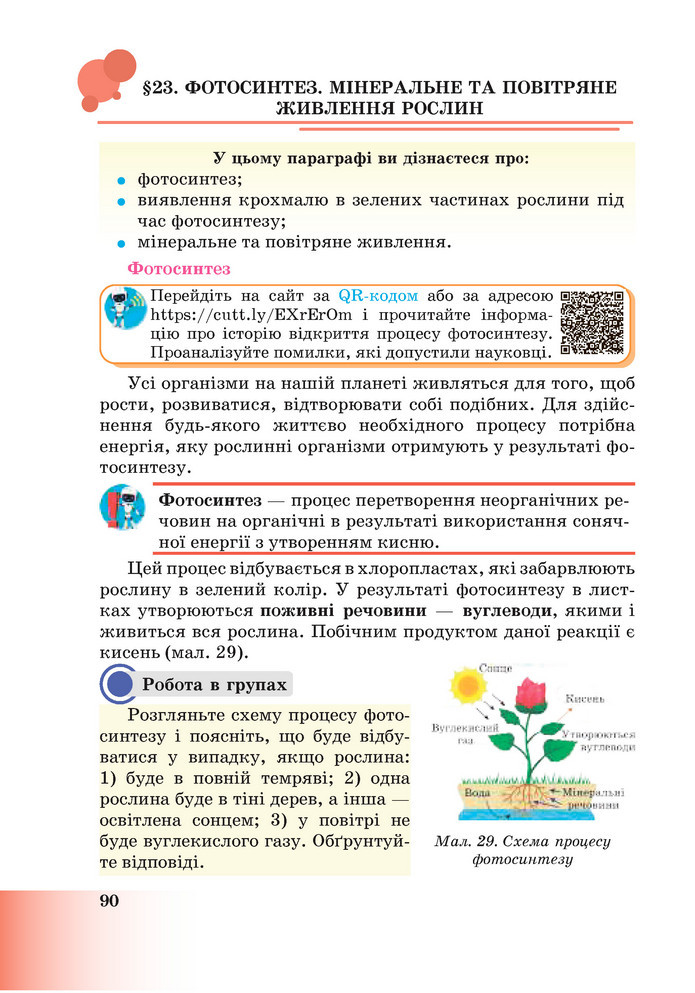 Підручник Пізнаємо природу 6 клас Мідак (2023)