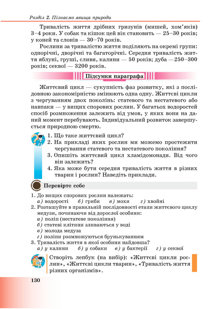 Підручник Пізнаємо природу 6 клас Мідак (2023)