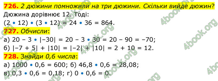 ГДЗ Математика 6 клас Бевз (1 та 2 частина)