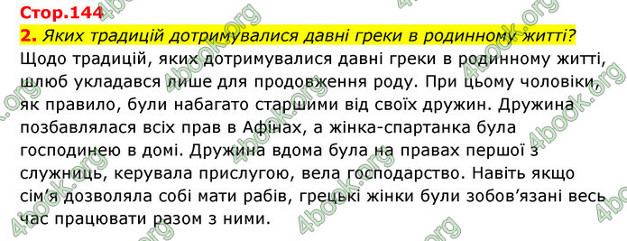 ГДЗ Історія України 6 клас Бандровський (2023)