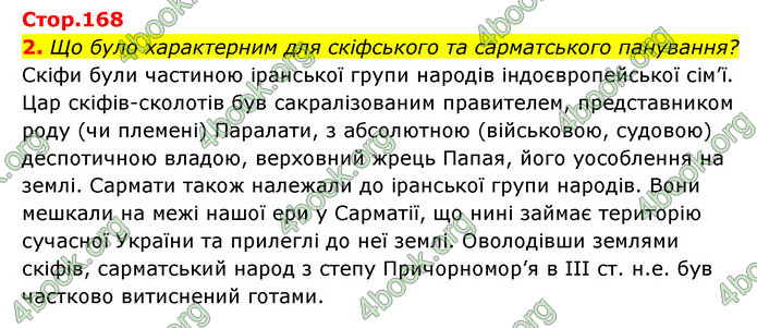 ГДЗ Історія України 6 клас Бандровський (2023)