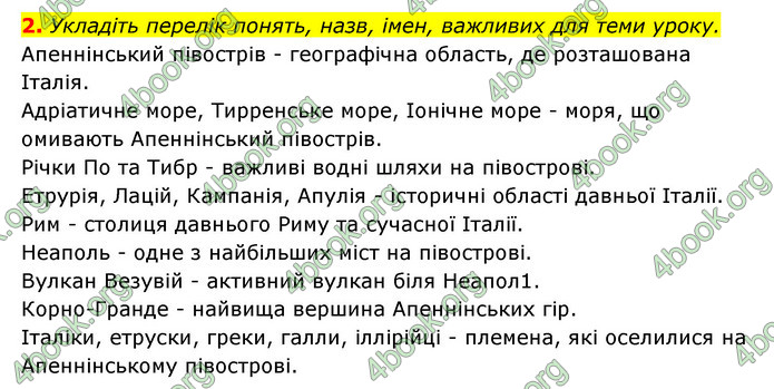 ГДЗ Історія України 6 клас Бандровський (2023)