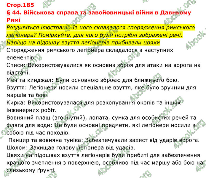 ГДЗ Історія України 6 клас Бандровський (2023)