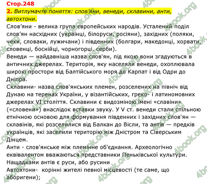 ГДЗ Історія України 6 клас Бандровський (2023)