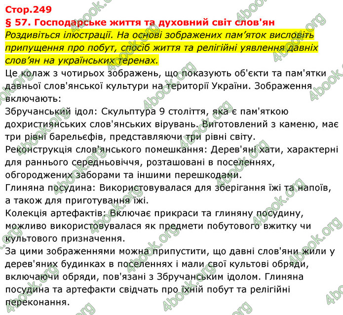 ГДЗ Історія України 6 клас Бандровський (2023)