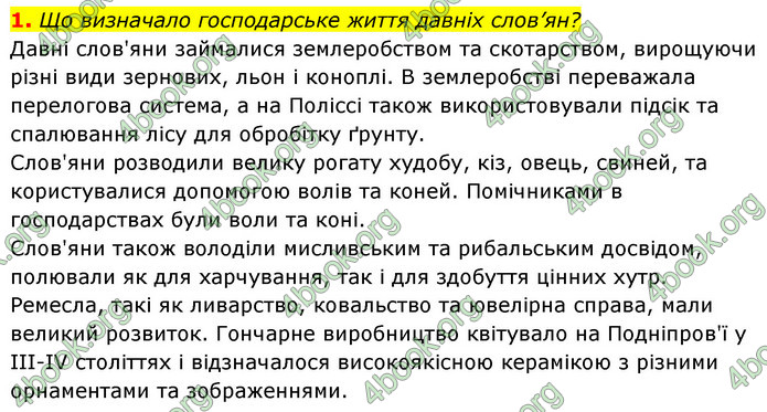 ГДЗ Історія України 6 клас Бандровський (2023)