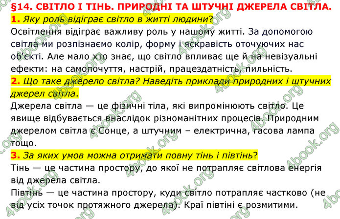 ГДЗ Пізнаємо природу 6 клас Мідак