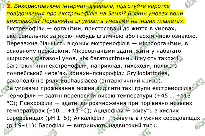 ГДЗ Пізнаємо природу 6 клас Мідак