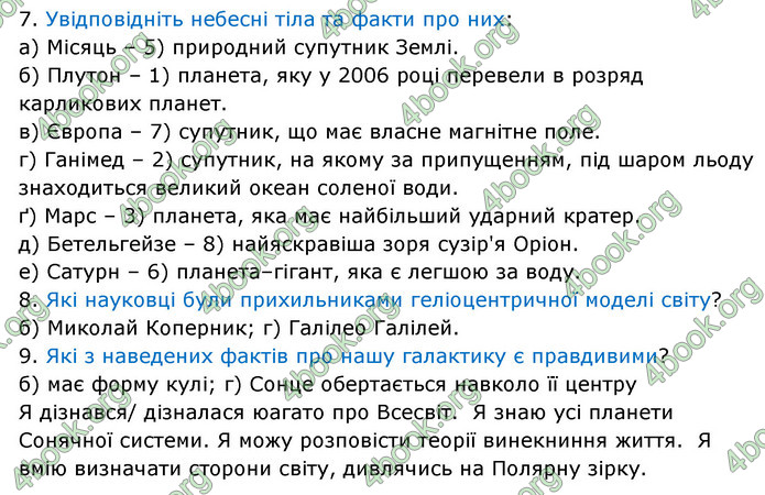 ГДЗ Пізнаємо природу 6 клас Мідак