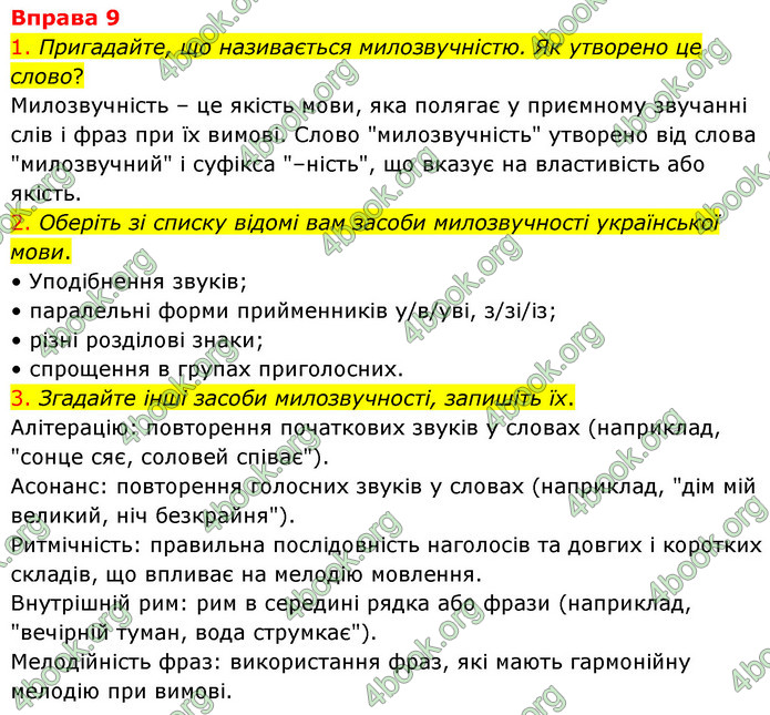 ГДЗ Українська мова 6 клас Літвінова