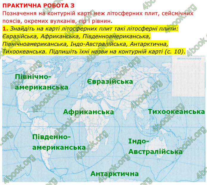 Зошит практични Географія 6 клас Стадник. ГДЗ