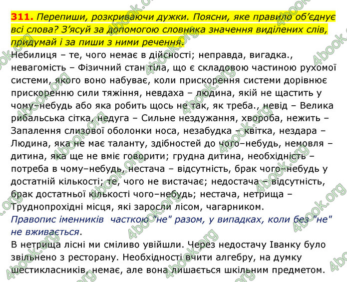 ГДЗ Українська мова 6 клас Онатій