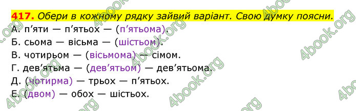 ГДЗ Українська мова 6 клас Онатій