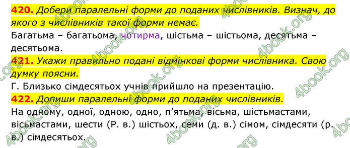 ГДЗ Українська мова 6 клас Онатій