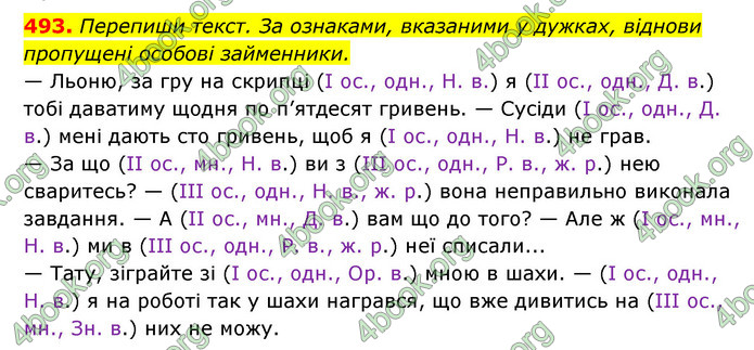 ГДЗ Українська мова 6 клас Онатій