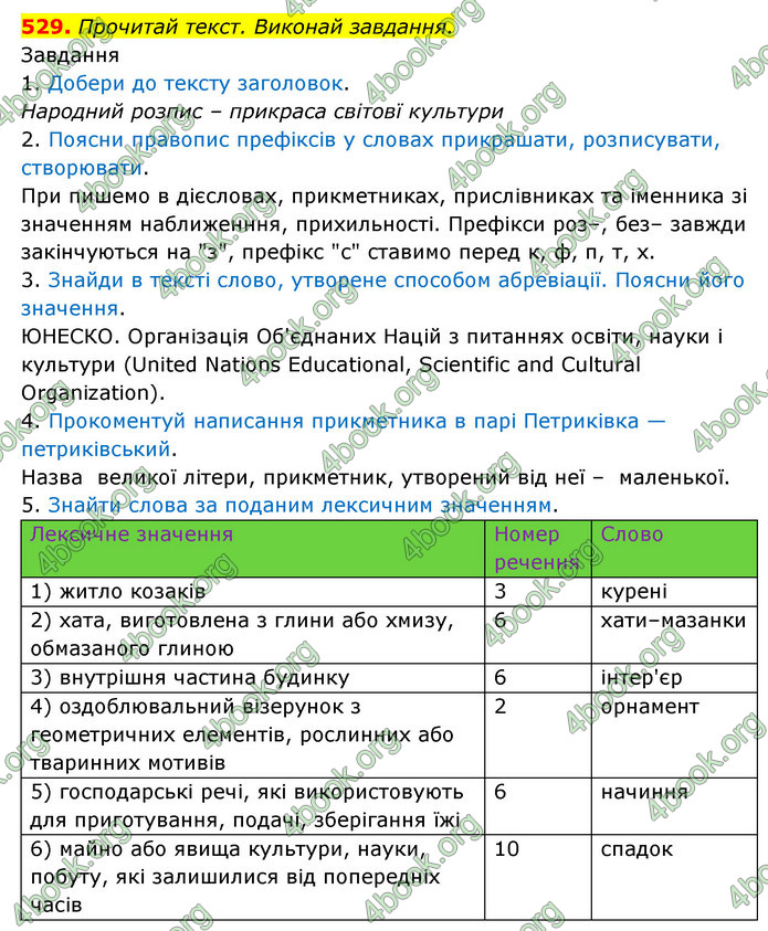 ГДЗ Українська мова 6 клас Онатій