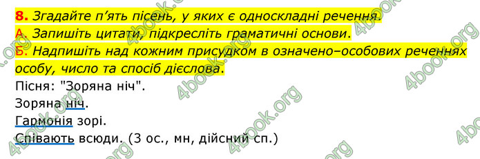 ГДЗ Українська мова 8 клас Авраменко 2021 (Погл.)