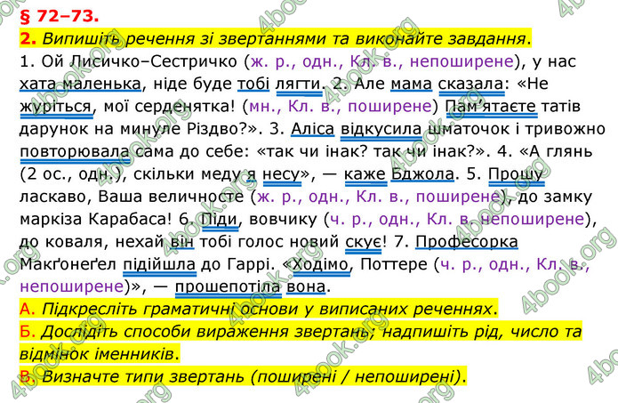 ГДЗ Українська мова 8 клас Авраменко 2021 (Погл.)