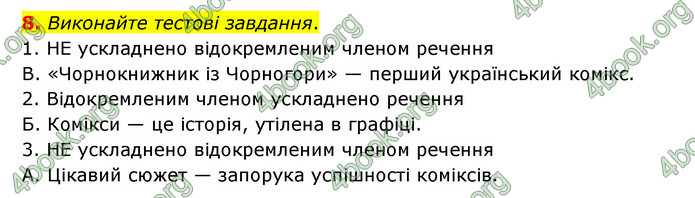 ГДЗ Українська мова 8 клас Авраменко 2021 (Погл.)