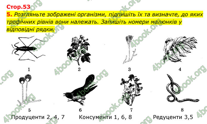 Відповіді Зошит Біологія 9 клас Задорожний 2020. ГДЗ