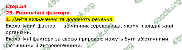 Відповіді Зошит Біологія 9 клас Задорожний 2020. ГДЗ