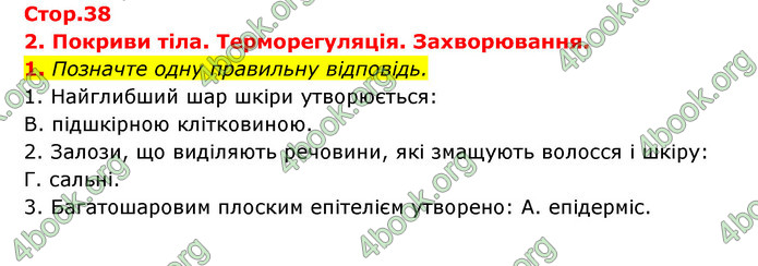 ГДЗ Зошит Біологія 8 клас Задорожний 2021