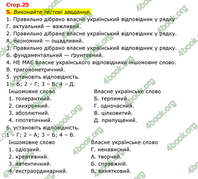 ГДЗ Українська мова 10 клас Авраменко