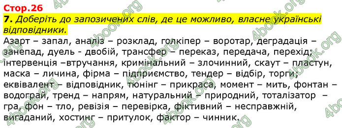 ГДЗ Українська мова 10 клас Авраменко