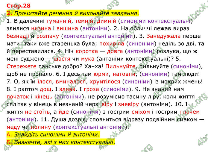 ГДЗ Українська мова 10 клас Авраменко