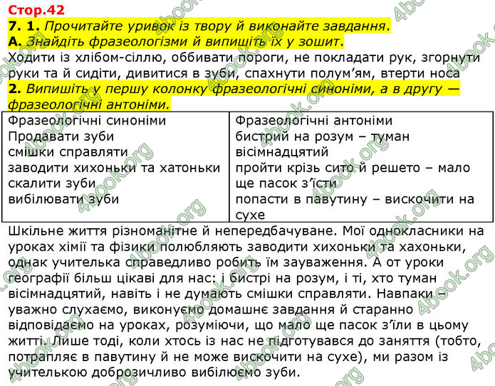 ГДЗ Українська мова 10 клас Авраменко