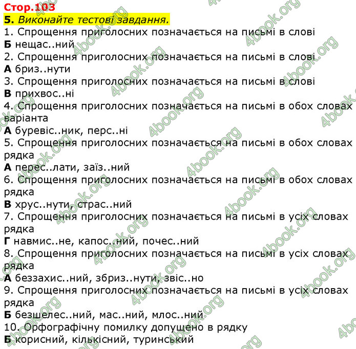 ГДЗ Українська мова 10 клас Авраменко