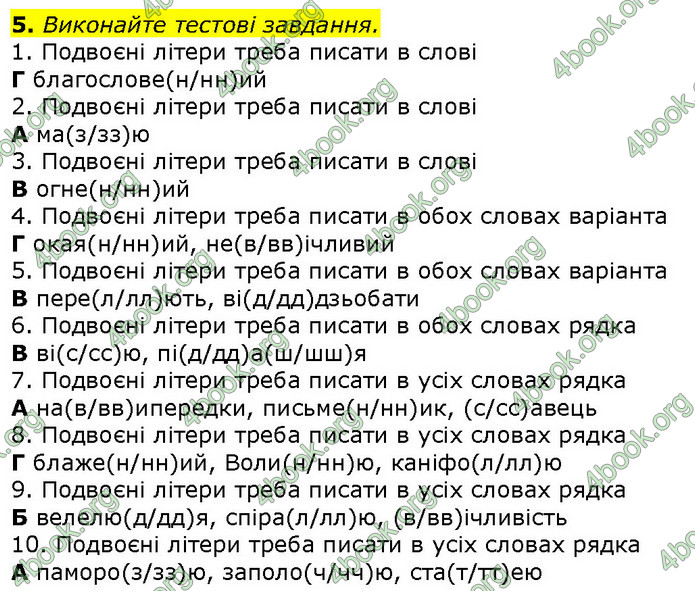 ГДЗ Українська мова 10 клас Авраменко