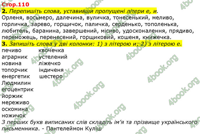 ГДЗ Українська мова 10 клас Авраменко