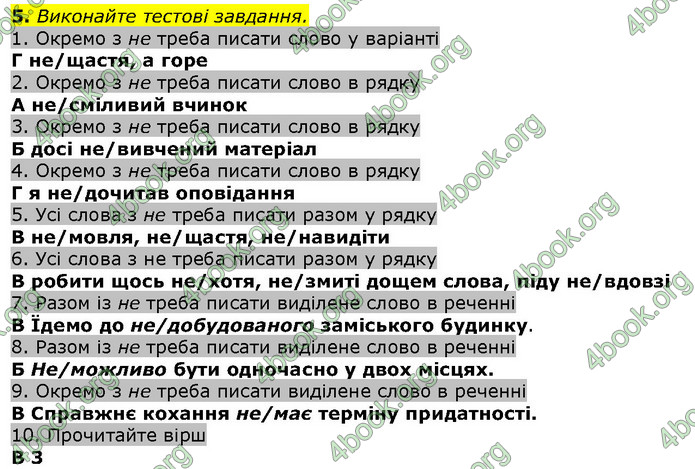 ГДЗ Українська мова 10 клас Авраменко