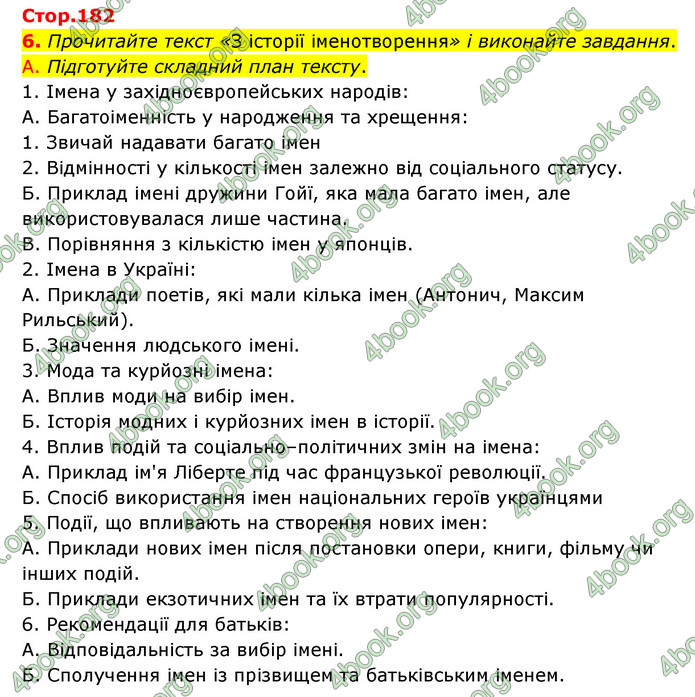 ГДЗ Українська мова 10 клас Авраменко