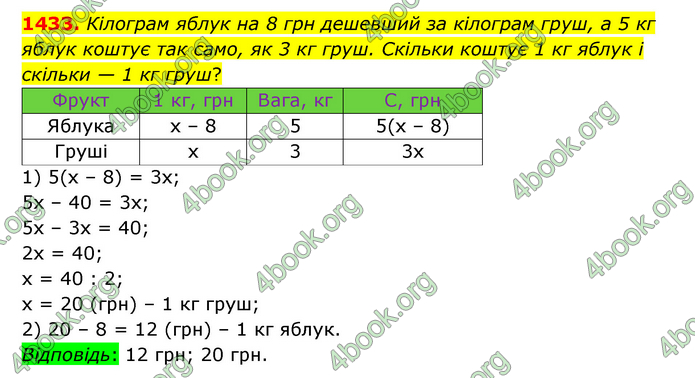 ГДЗ Математика 6 клас Істер 1, 2 частина (2023)