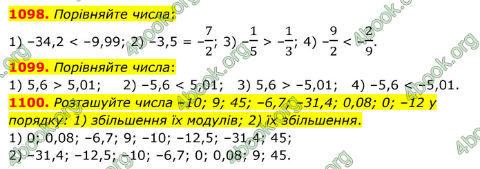 ГДЗ Математика 6 клас Тарасенкова 1, 2 частина (2023)