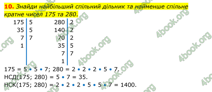 ГДЗ Математика 6 клас Бевз (1 та 2 частина)